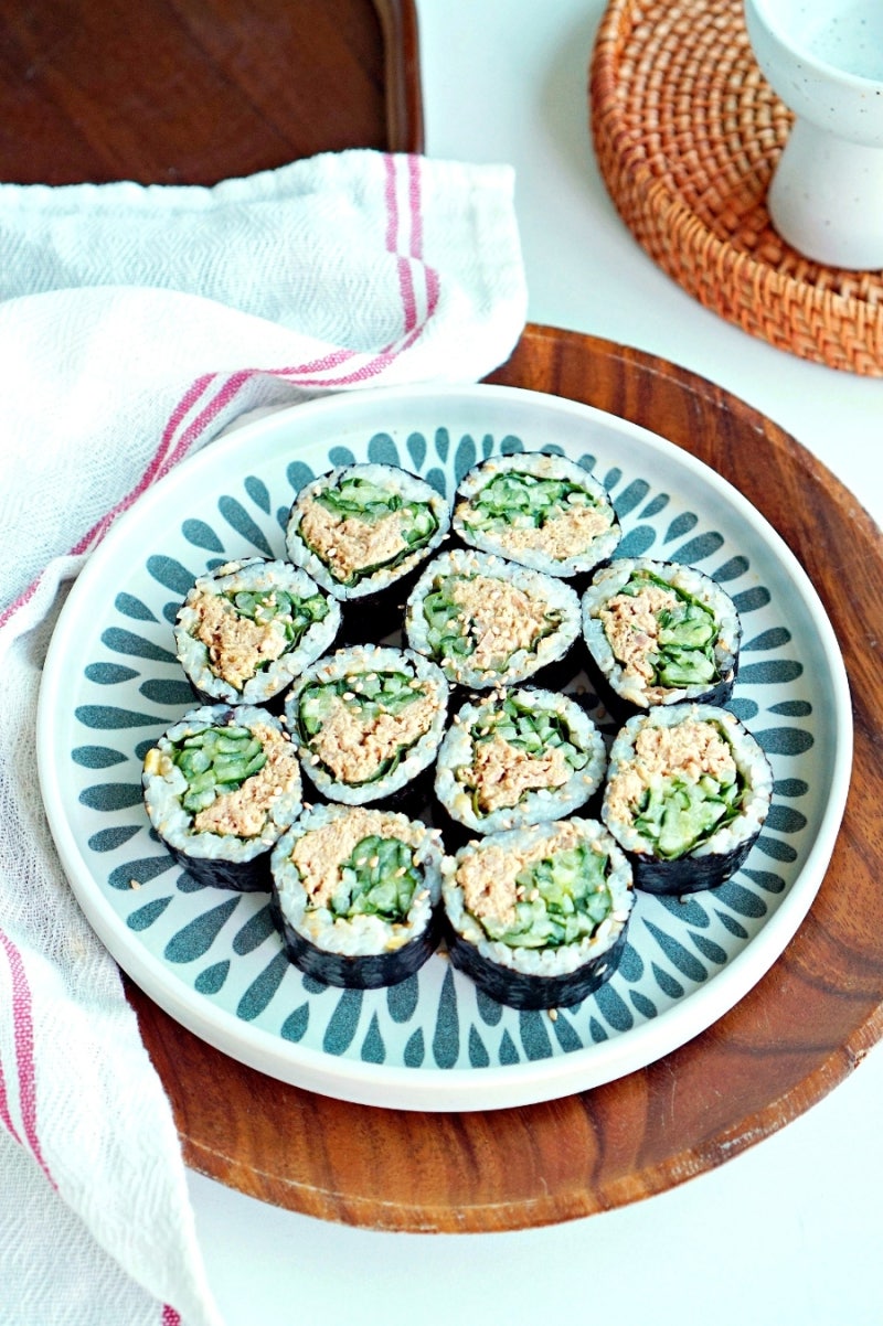참치 오이 김밥 레시피 김밥 오이 절이기 자취요리