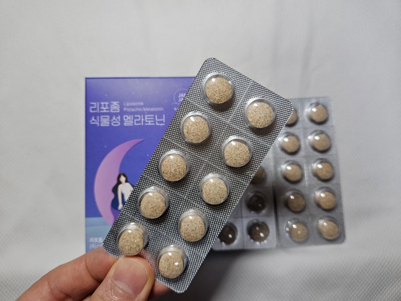 불면증 영양제 잔잔 식물성 리포좀 멜라토닌 5mg 후기