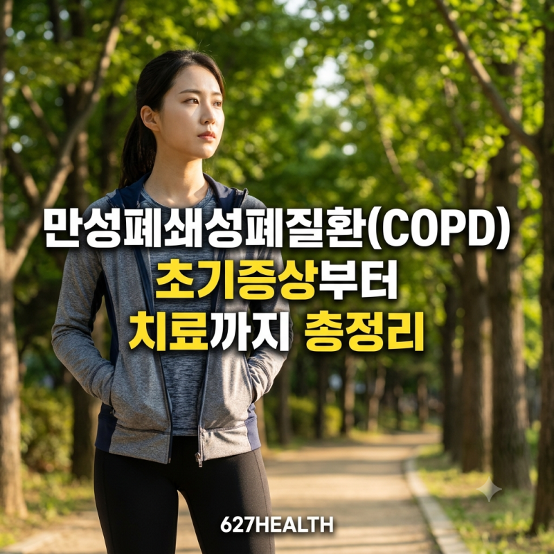 만성폐쇄성폐질환(COPD) 초기증상부터 치료까지 총정리