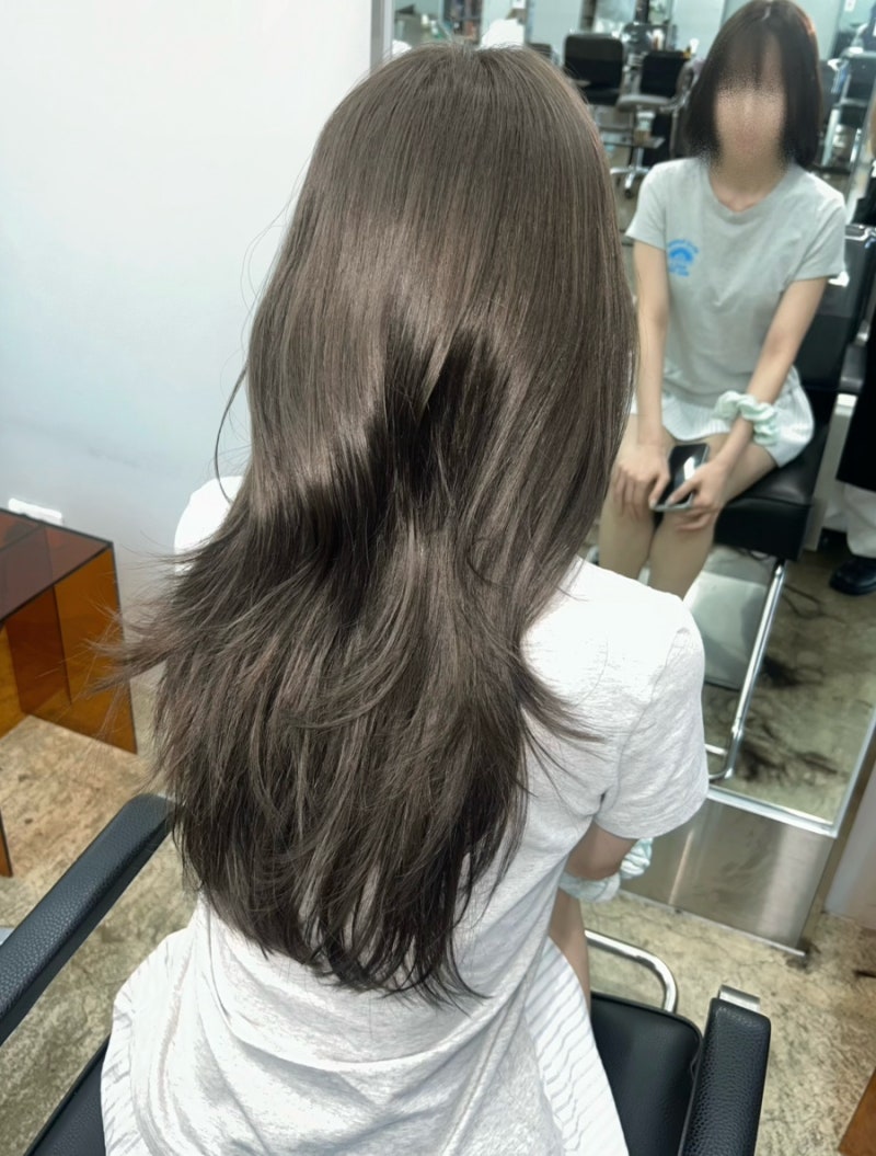 탈색없이 가능한 밝은 브라운 #올리브브라운 염색