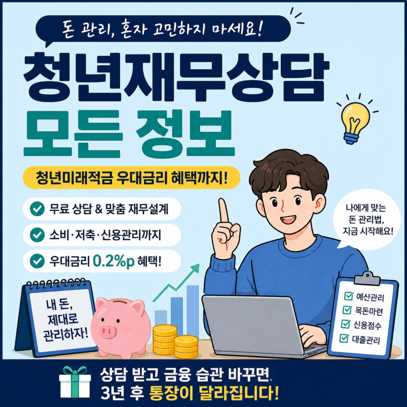 청년재무상담, 무료인데 왜 다들 안 받을까? 청년미래적금 우대금리까지 챙기는 방법