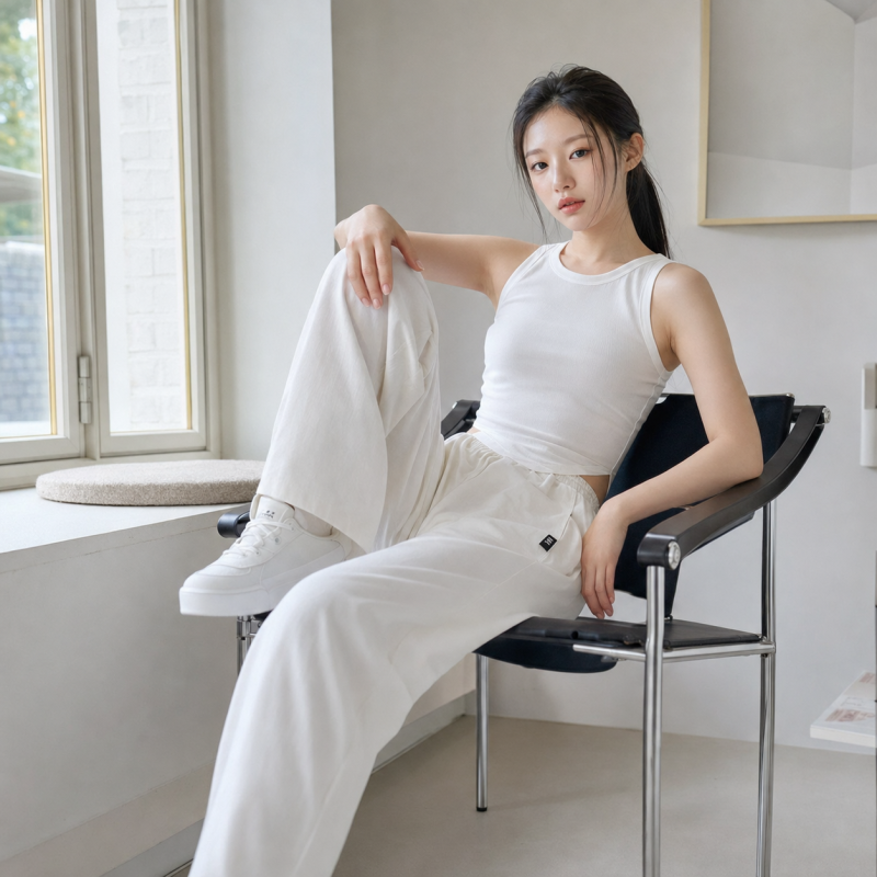 コ・ユンジョン ゼクシィミックスの運動服、運動する時だけ着るのはもったいないコーディネート