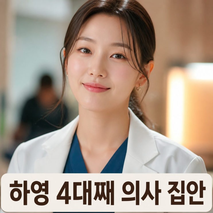 <b>하영</b> 4대째 <b>의사 집안</b> 증조부부터 이어진 명문가