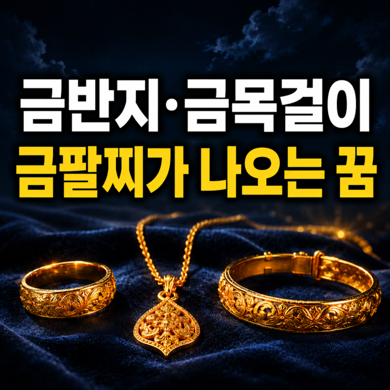 금반지·금목걸이·금팔찌가 나오는 꿈
