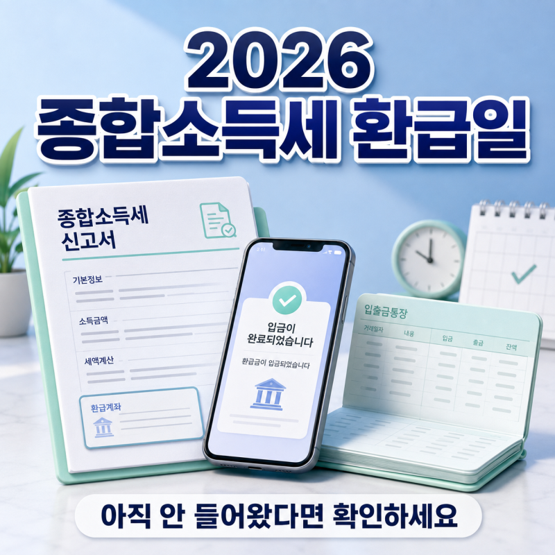 2026 종합소득세 환급일, 8월인데 아직 안 들어왔다면? 홈택스 환급금 조회부터 지방소득세까....