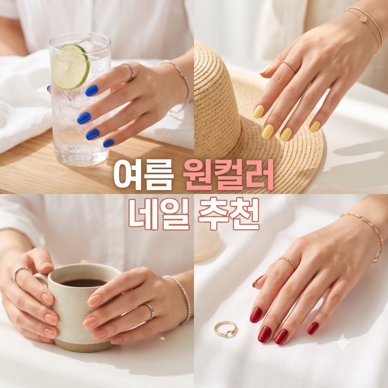 다시 인기래! 신민아 네일부터 아트 없어도 예쁜 원컬러 네일 추천