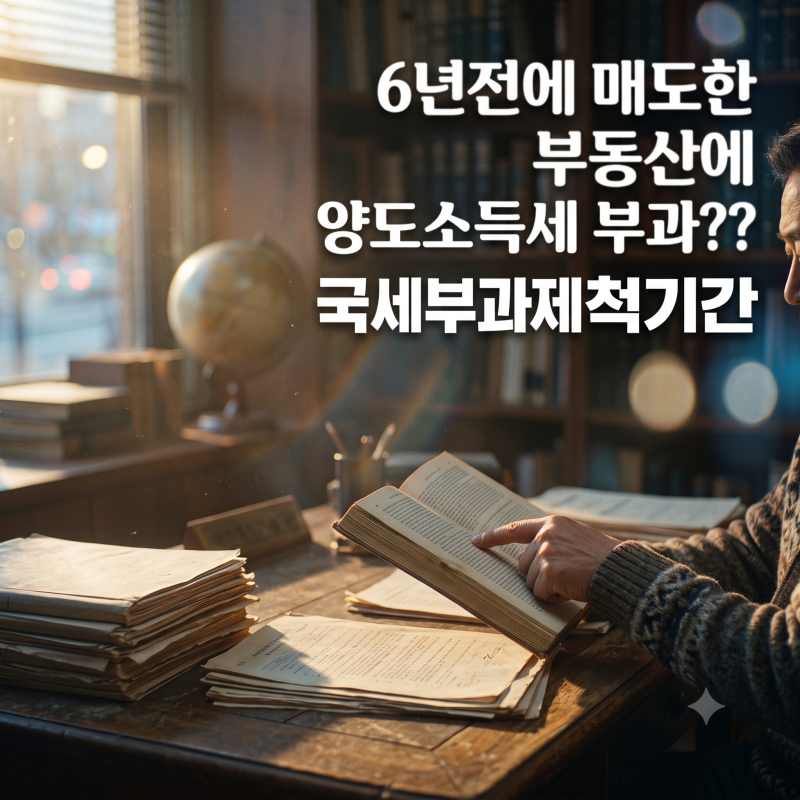5년만 지나면 세무서에서 세금부과를 못한다고??국세부과제척기간