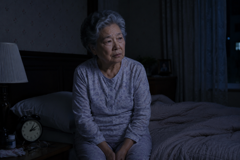 노인 불면증 단순노화일까? 수면장애 원인과 숙면방법!