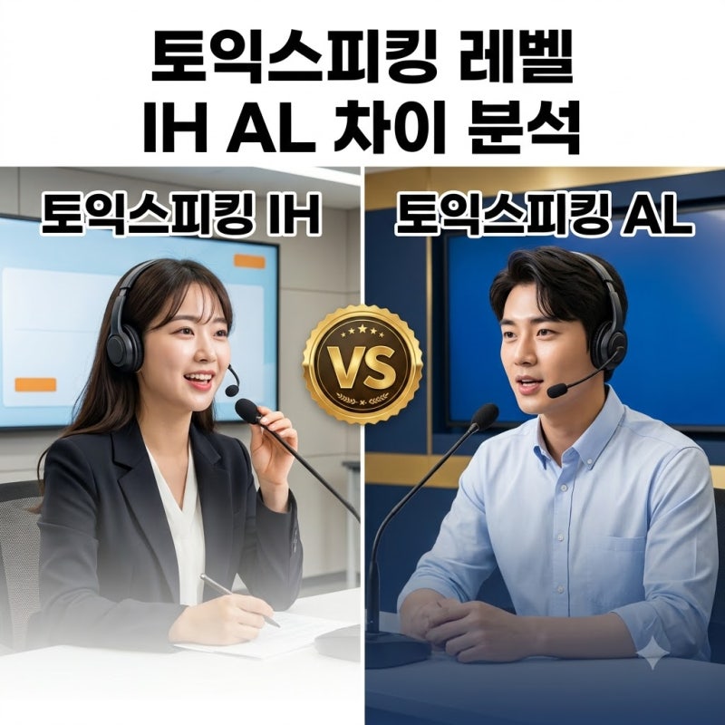 토익스피킹 레벨 완벽 정리! IH AL 차이부터 취업 기준까지 총정리