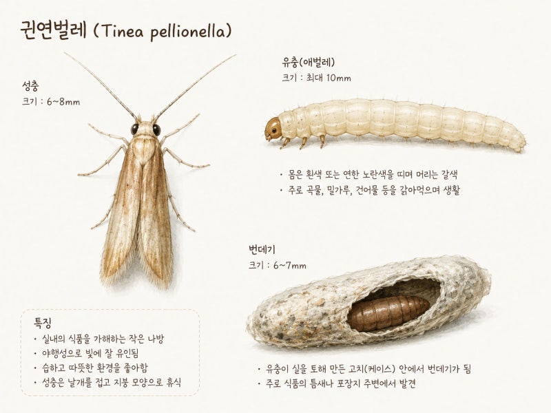권연벌레란, 크기와 발생 원인, 며칠이면 없앨수 있을까