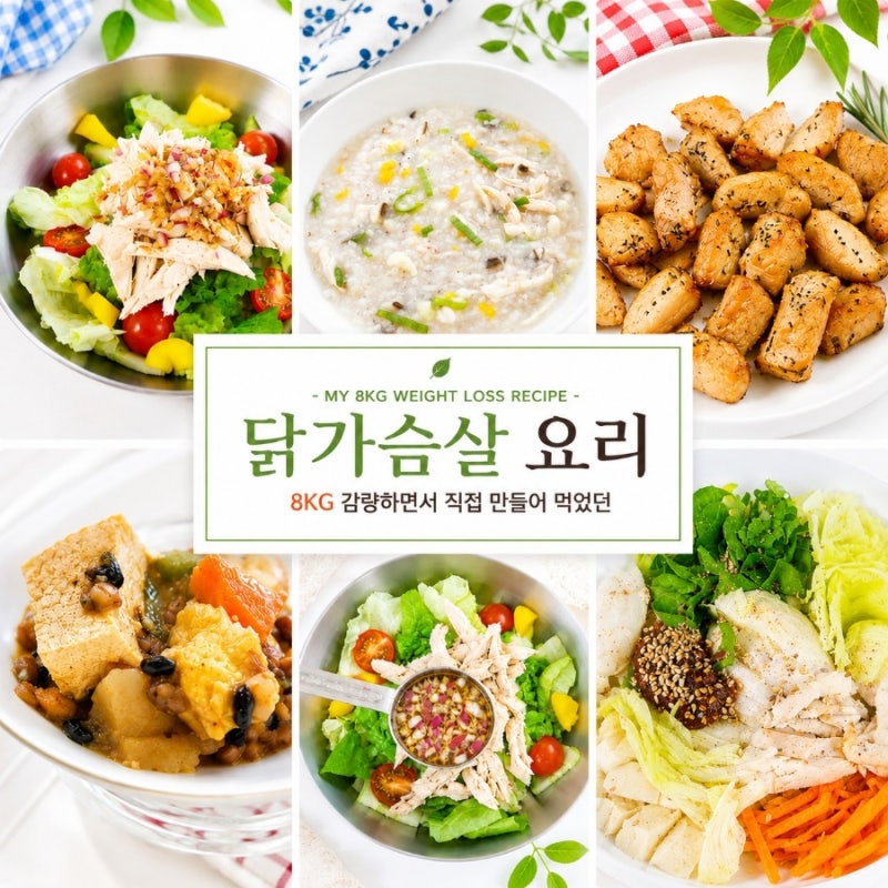 8kg 감량하면서 자주 만들어 먹은 닭가슴살 요리 8가지