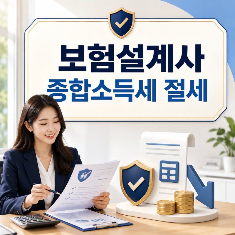 보험설계사 종합소득세 절세 방법 총정리