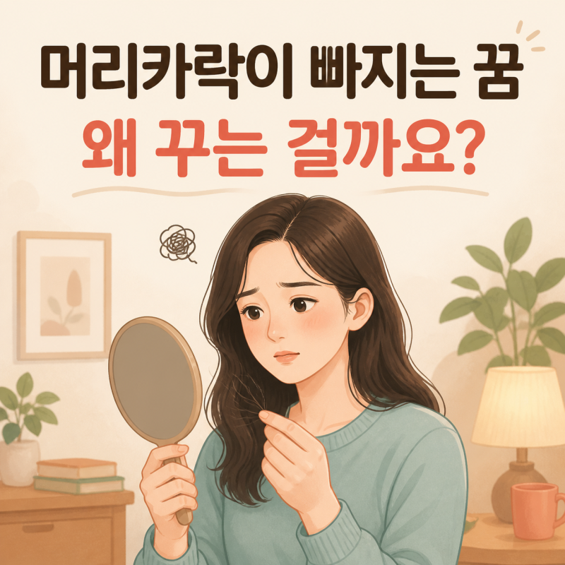 왜 머리카락이 빠지는 꿈을 꿀까? 불안한 마음의 심리 TOP3 (심리학이 알려준다!)