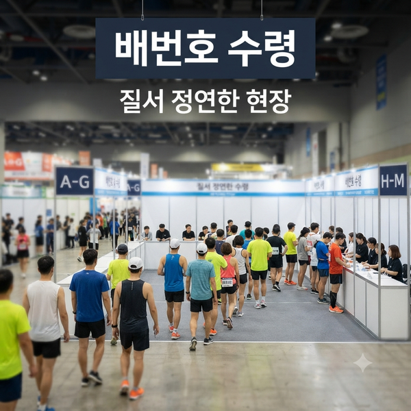 "대회 전날 당황하지 마세요!" 마라톤 배번호 수령, 5분 만에 끝내는 A to Z