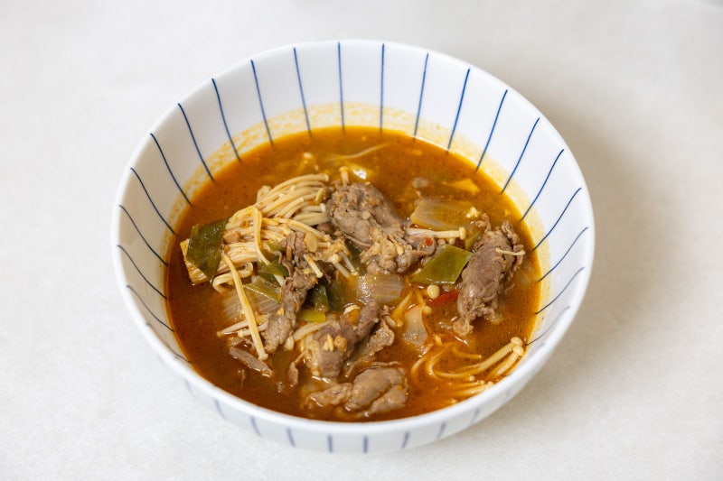진짜 쉬운 차돌된장찌개 레시피 진한 맛 우가네 재래식 된장