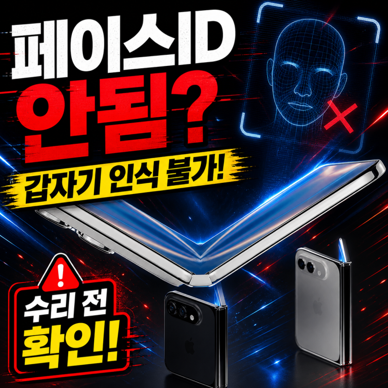 아이폰 페이스아이디 안됨 수리비 60만 원 내기 전 1분 점검법