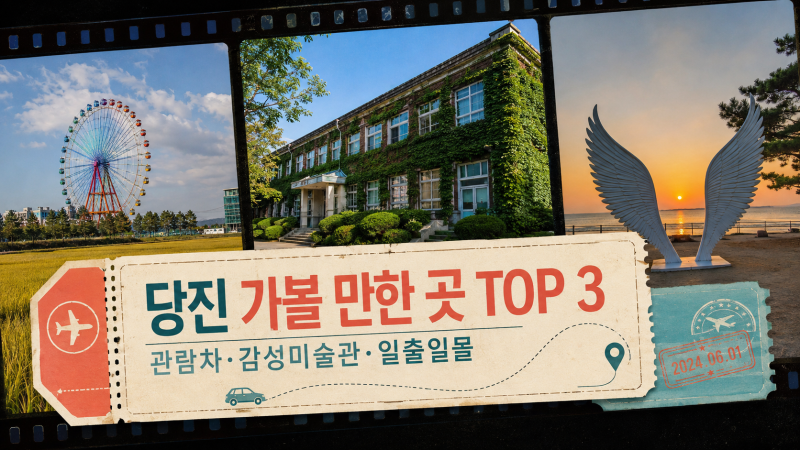 충남 당진 가볼 만한 곳 TOP 3! 실패 없는 당진 당일치기 드라이브 코스 추천 (삽교호/아미미술....