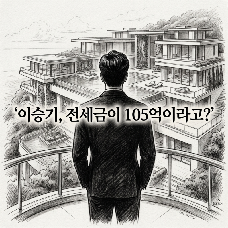 이승기 전세금은 어떻게 105억이나 될까?