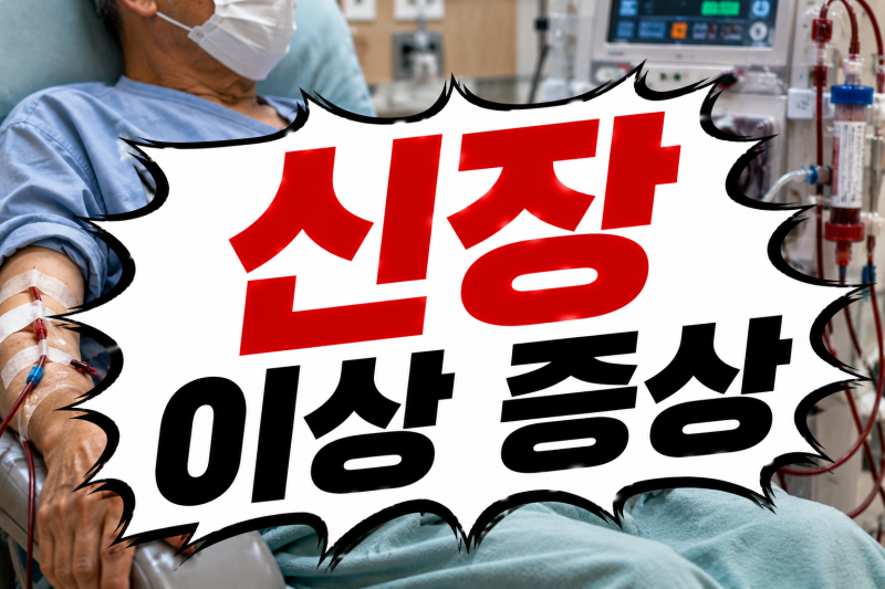 아침 변기 속 소변 '거품'과 다리 '쥐'의 충격적 연관성! 꼭 확인해야 할 신장 이상 증상 5가지