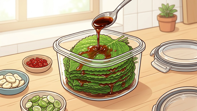 깻잎 양념장 생깻잎 간장 비율 황금레시피 완벽 정리