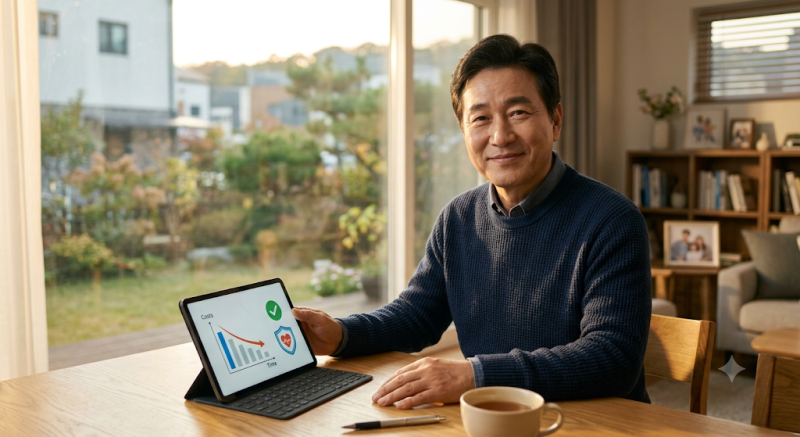 50대 가장의 매달 새는 보험료 줄이기, 보장은 넓히고 부담은 더는 지혜로운 준비법