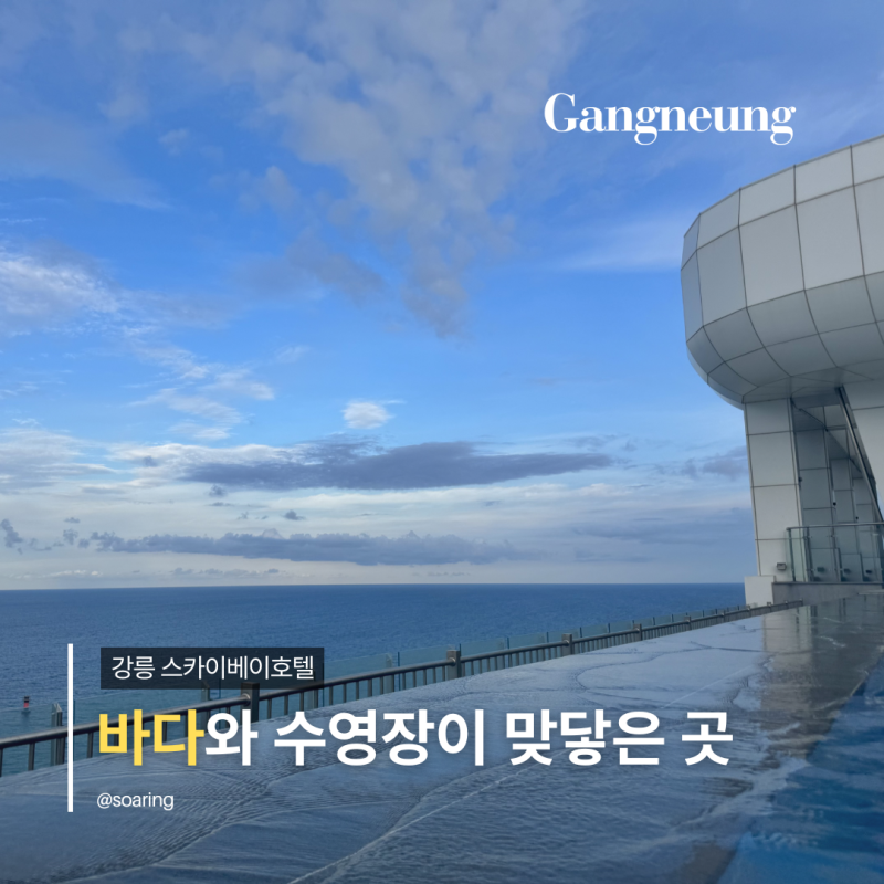 강릉 스카이베이호텔 수영장 가격과 운영시간 인피니티풀 후기