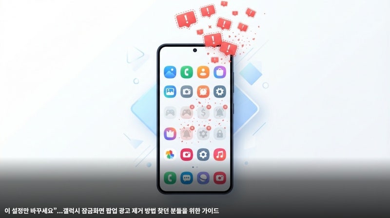 이 설정만 바꾸세요”...갤럭시 잠금화면 팝업 광고 제거 방법 찾던 분들을 위한 가이드