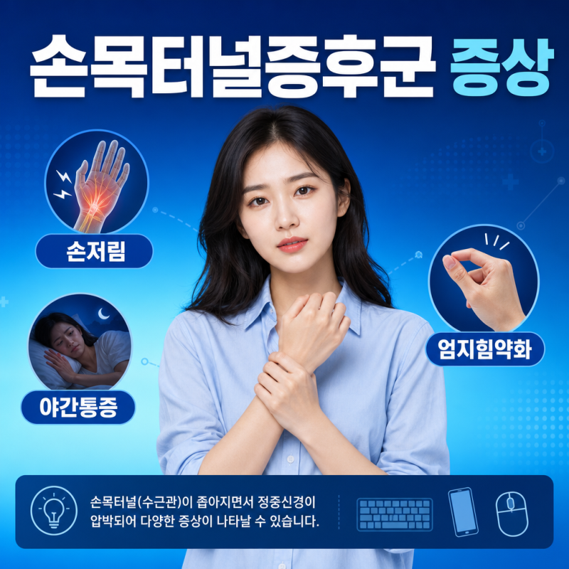 대구손목터널증후군, 손저림 증상 이렇게 관리하면 꼭 개선됩니다!