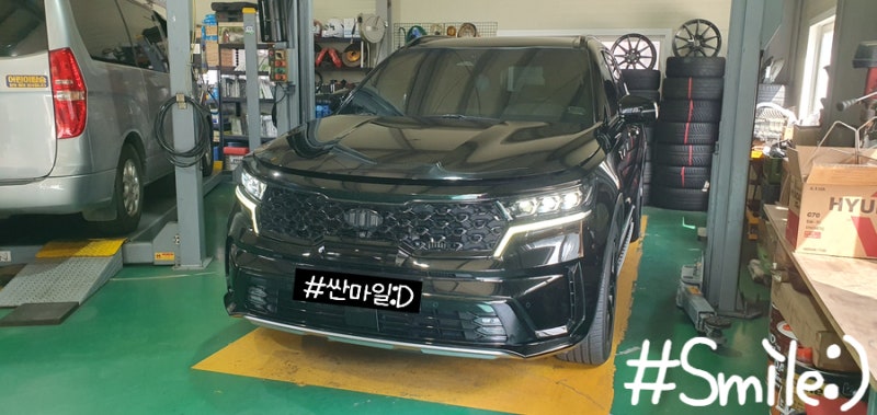 #싼마일#쏘렌토#쏘렌토MQ4#엔진오일교환#브레이크디스크교환#브레이크패드교환#브레이크액....