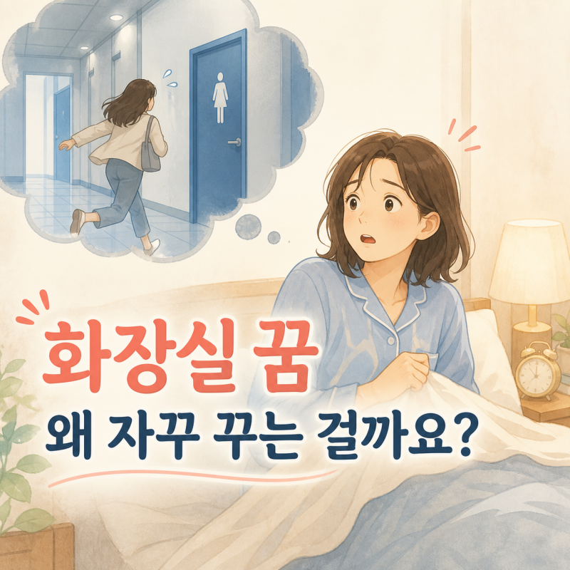 왜 화장실 꿈을 꿀까? 참아온 마음의 심리 TOP3 (심리학이 알려준다!)