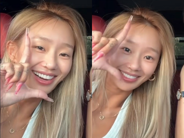 "이게 효린이라고?" 화장 지운 민낯 공개…김연경도 반한 청순美