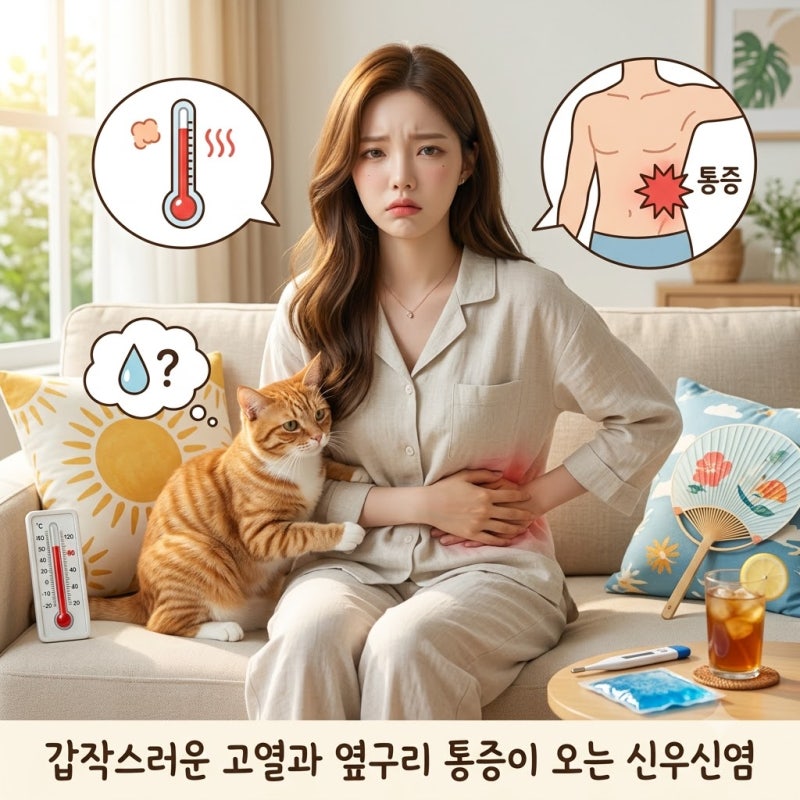갑작스러운 고열과 옆구리 통증이 오는 신우신염