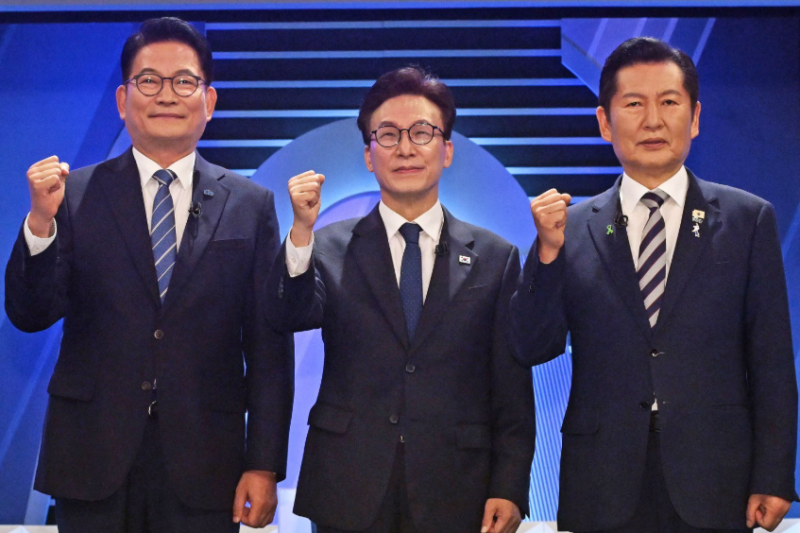 민주당 당대표 경선 공방 | 정청래·김민석 '신천지 개입설', '검찰 개혁' 및 과거 이력 충돌 ....