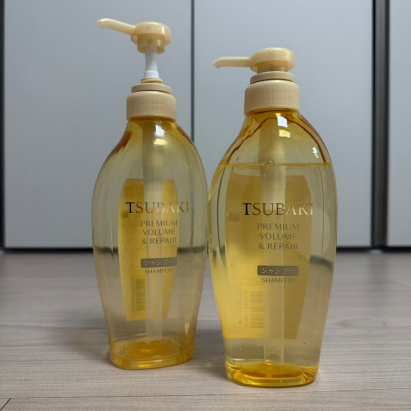 츠바키 샴푸 프리미엄 볼륨 앤 리페어 450ml 내돈내산