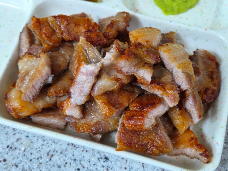 [엄마네한우] 국내산 목살 1kg 18,130원 후기｜목살구이+비빔국수 조합