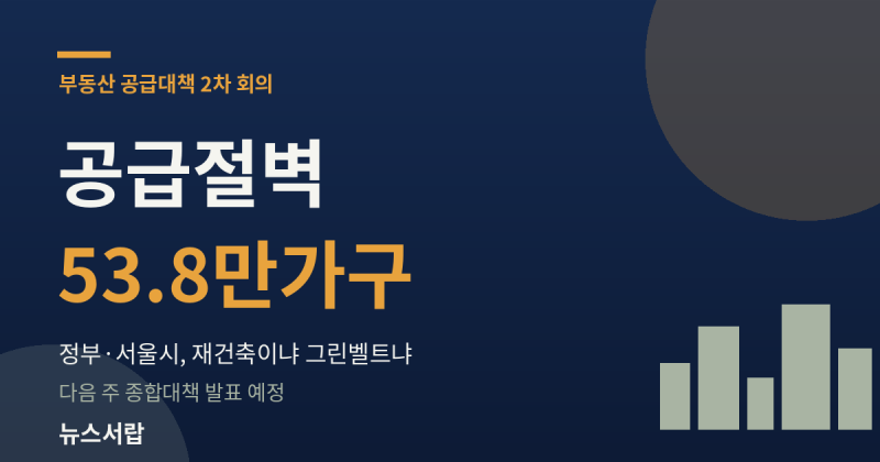 이재명표 부동산 공급대책, 오늘 2차 회의…정부·서울시는 왜 못 좁힐까