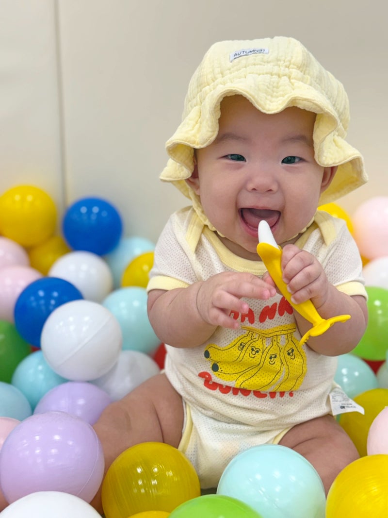구강기 아기 치발기 사용시기 / 6개월 아기가 사용해본 앙쥬 치발기 추천