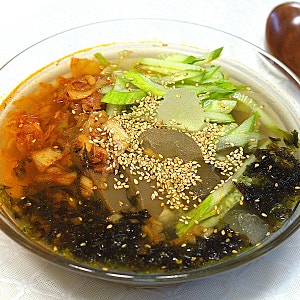 도토리묵사발 레시피 냉면육수 활용 도토리묵 요리 데치는 시간