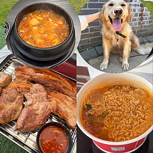 강화도 맛집 별빛숲캠핑바베큐 | 서울 근교 당일치기 글램핑 감성, 바베큐 맛집