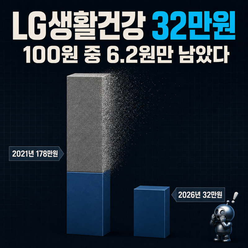 LG생활건강 주가 32만원, 북미가 중국 넘었는데 왜 안 오를까