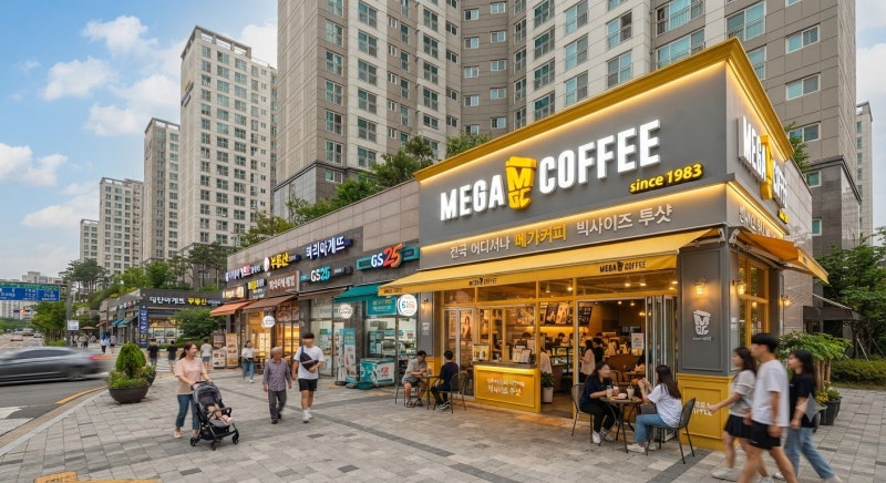 [김포] 메가커피 창업비용 실매장, 왜 다들 여기만 찾을까요?