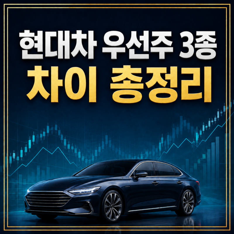 현대차우·현대차2우B·현대차3우B 차이 총정리｜배당금과 우선주 종류 비교