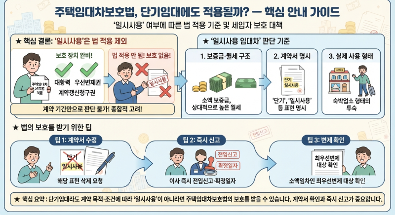 단기임대 계약 전 필수 체크리스트: 보증금과 예치금, 제대로 알고 계약하기