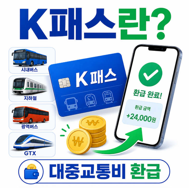 K패스란? 2026년 환급률과 가입방법, 모두의카드까지 정리