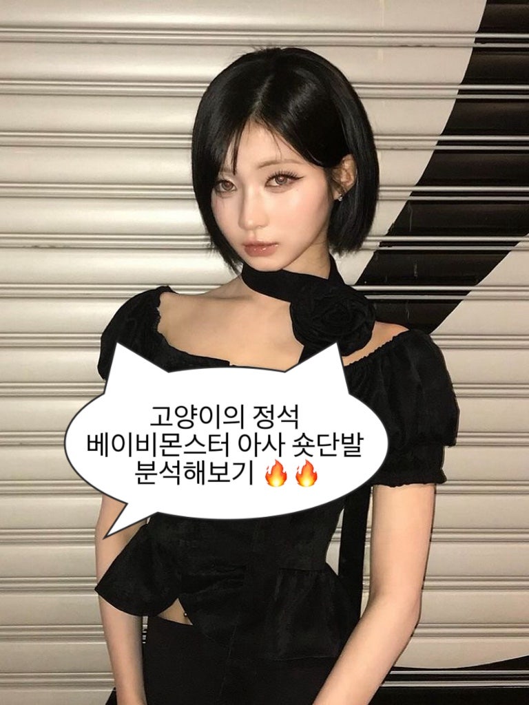 성신여대미용실 베이비몬스터 아사 숏단발 파헤쳐보기