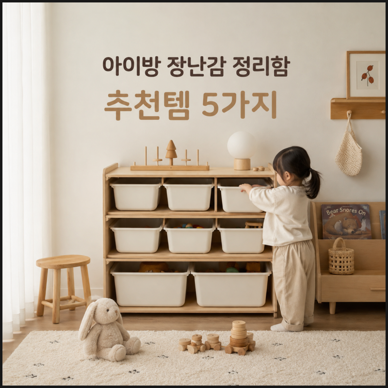 아이방 장난감 정리함 추천템 5가지