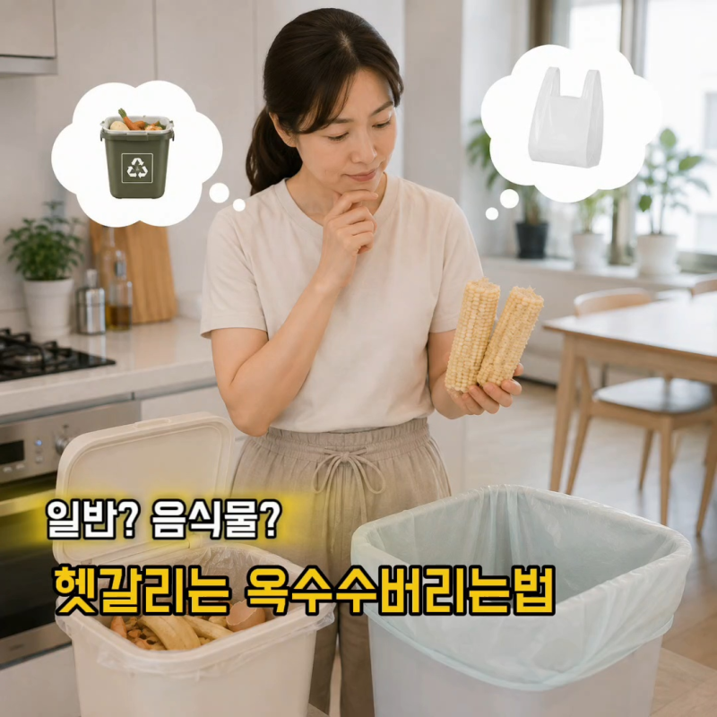 여름 제철 음식 다 먹은 옥수수 어떻게 버리지? 제대로 버리는 방법