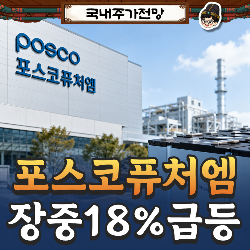 포스코퓨처엠 주가 전망 "장중 14% 폭등" LFP 19만톤 계약이 진짜 승부처인 이유