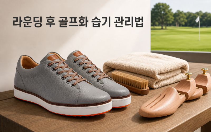 땀 많은 여름 라운딩 후, 골프화 그냥 넣어두면 안 되는 이유