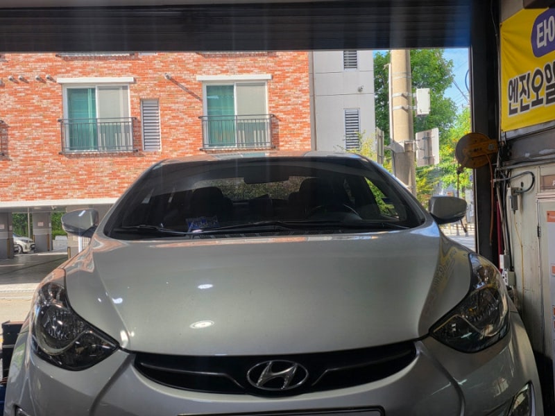 [부산 금정구 타이어] 아반떼 MD 타이어 옆면 찢어짐 긴급 교체! 가성비 라우펜 S FIT AS (215/45R17....